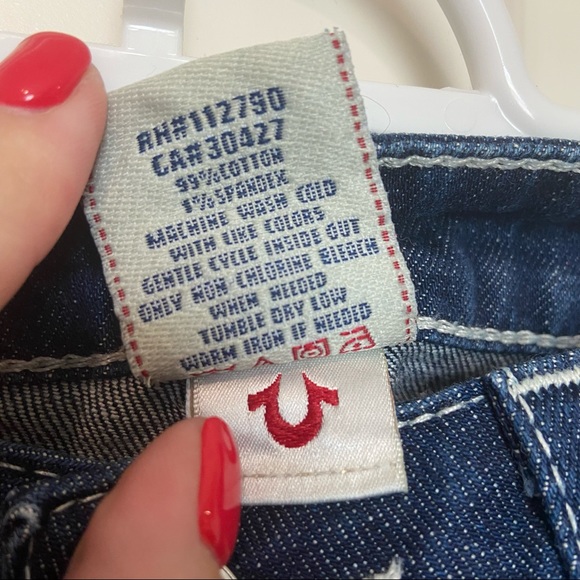 NWOT True Religion Billy Straight Leg Jeans- 29 - Picture 7 of 7